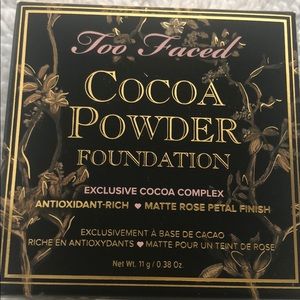 Too Faced cocoa powder foundation